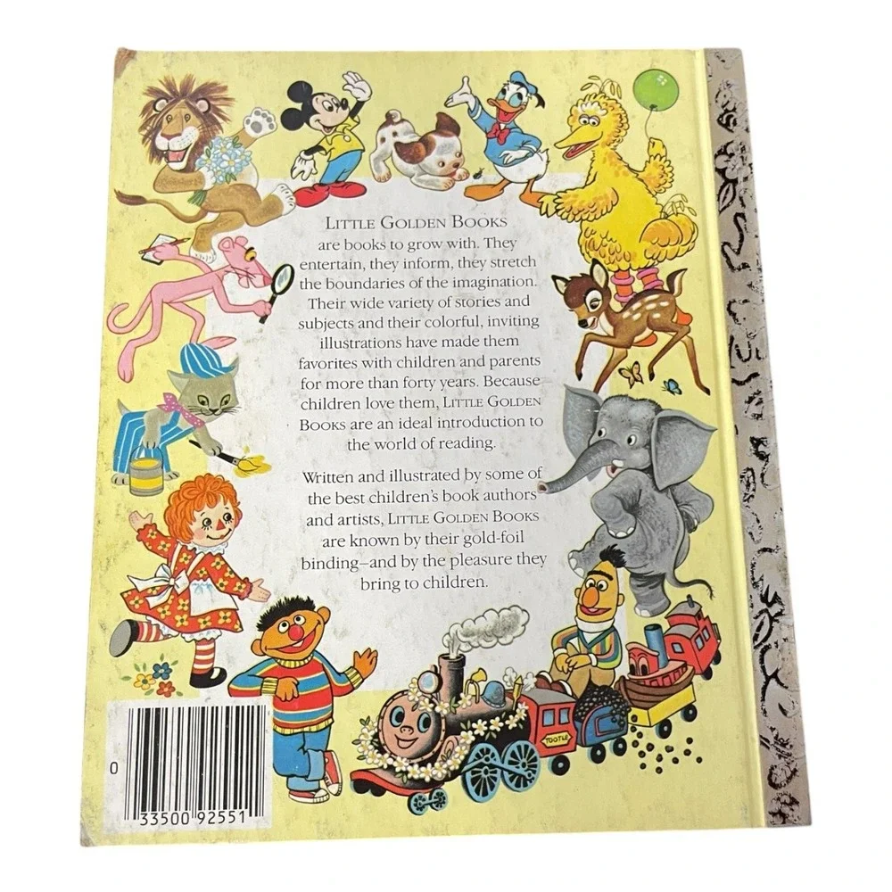 Vintage 1977 Walt Disney The Rescuers Little Golden Book Hardcover Western